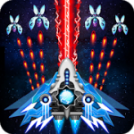 Space Shooter Galaxy Attack v1.424 Mod APK Infinite Diamonds Cards Medal