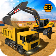 Heavy Excavator Crane City Construction Sim 2017 v1.1 Mod APK Free Shopping