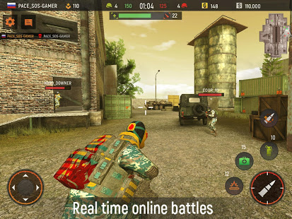 Striker Zone Mobile Online Shooting Games 3.22.7.2 MOD + DATA (Unlocked weapon + camouflage + vip)