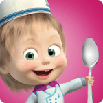 Masha And Bear Cooking Dash v1.3.0 Mod APK Full Version All Characters Unlocked