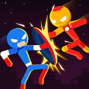 Stick Super Hero Strike Fight For Heroes Legend v1.1.0 Mod APK A Lot Of Gold Coins Diamonds