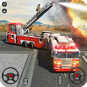 Fire Truck Driving School 911 Emergency Response v1.7 Mod APK Unlock All Related Cards And Advertise