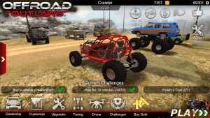 Offroad Outlaws v4.1.1 Mod APK Money Free Shopping Screebshot